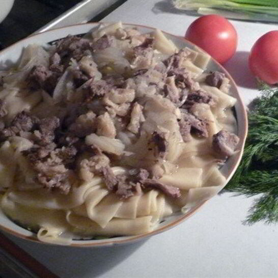 Рецепт бешбармака с бараниной