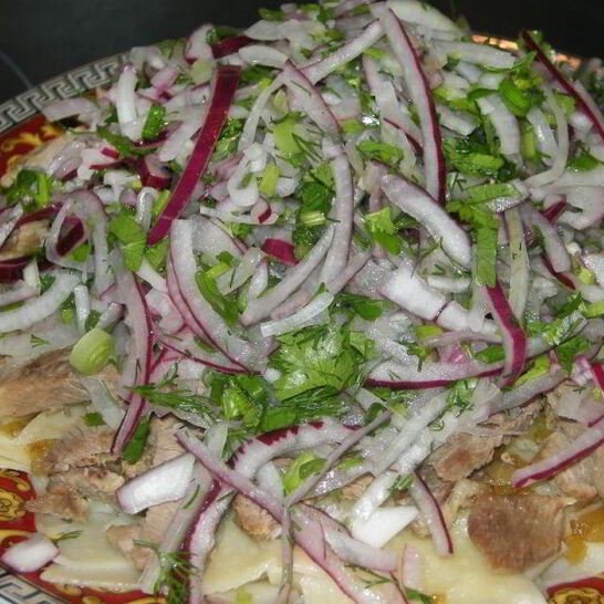 Рецепт бешбармака вегетарианского