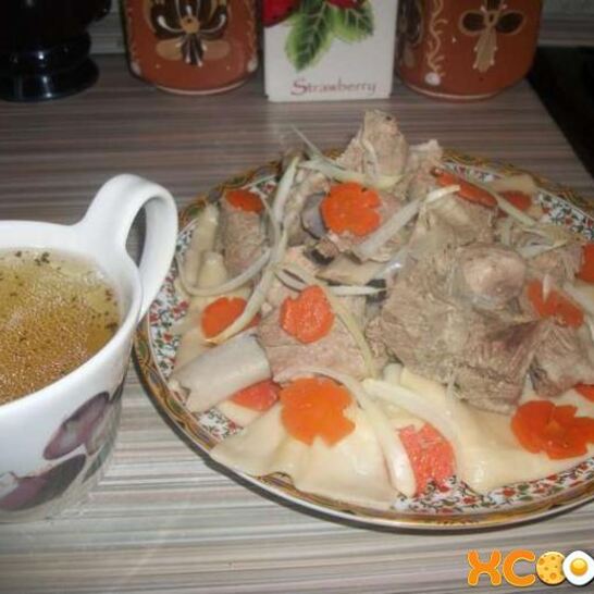 Рецепт казахского бешбармака