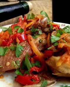 Чахохбили из курицы по-грузински