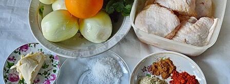 чахохбили из курицы с картошкой. Шаг 5