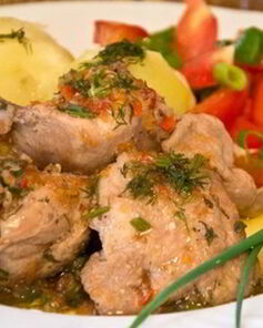 Чахохбили из курицы с вином