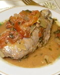 Чахохбили из курицы в мультиварке