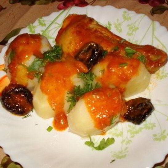 Рецепт чахохбили с черносливом