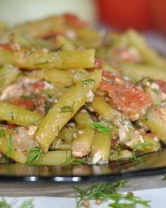 Чахохбили с фасолью