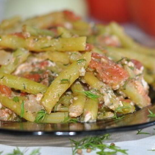 Рецепт чахохбили с фасолью