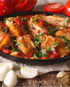 Чахохбили с курицей по-тбилисски