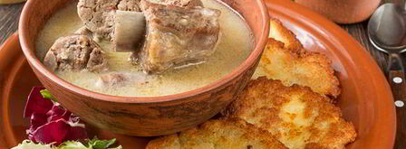 белорусская мачанка с ребрышками и драниками. Шаг 17