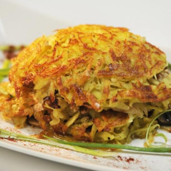 Рецепт драников с грибной начинкой