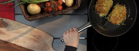 драники с грибной начинкой. Шаг 4