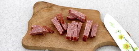 драники с колбасой. Шаг 5