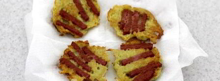 драники с колбасой. Шаг 8