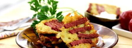 драники с колбасой. Шаг 9