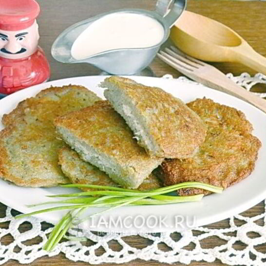 Рецепт драников с куриным фаршем