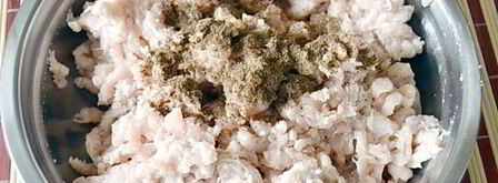 драники с куриным фаршем. Шаг 6