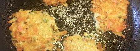 драники с лососем. Шаг 5