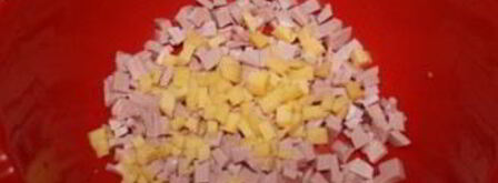 драники с ветчиной. Шаг 3