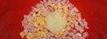 драники с ветчиной. Шаг 4