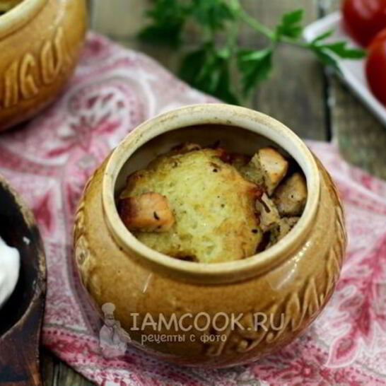 Рецепт драников в горшочке