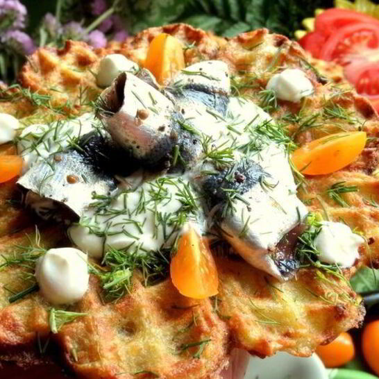 Рецепт драников в вафельнице