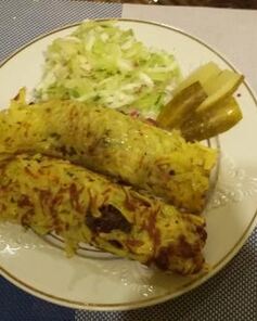 Фаршированные картофельные драники