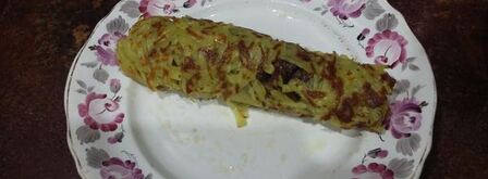 фаршированные картофельные драники. Шаг 5