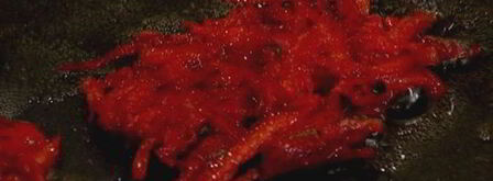 картофельно-свекольные драники с сыром бри. Шаг 7