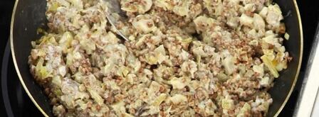 колдуны с гречкой и грибами. Шаг 4