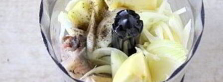 форшмак из сельди с яблоком. Шаг 4