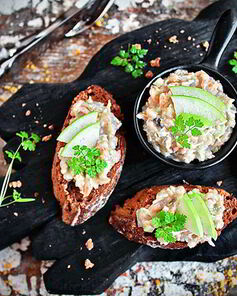 Форшмак из сельди с зеленым яблоком