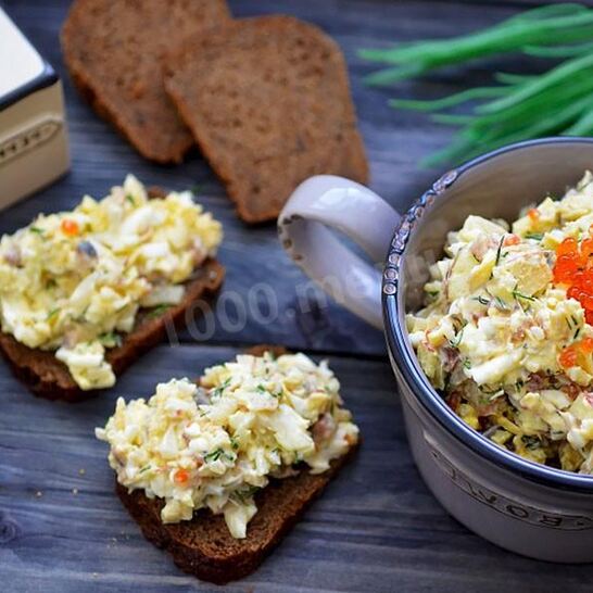 Рецепт форшмака с сыром