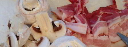 фестонате с фрикадельками в сливках и под сыром. Шаг 4