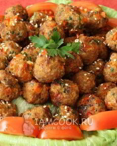 Фрикадельки с булгуром по-арамейски