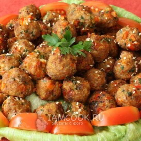 Рецепт фрикаделек с булгуром по-арамейски