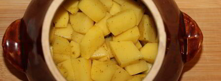 фрикадельки с картофелем в горшочках. Шаг 5