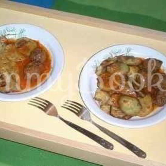 Рецепт фрикаделек с печеным картофелем