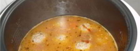 фрикадельки с рисом в мультиварке. Шаг 5