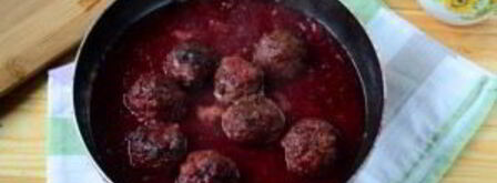 фрикадельки с вишневым соусом. Шаг 8