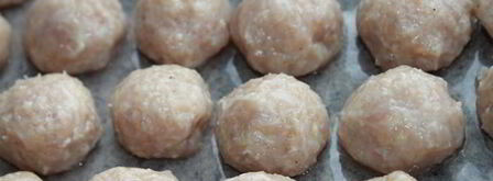 куриные фрикадельки в острой апельсиновой глазури. Шаг 3