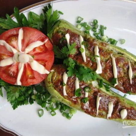 Рецепт лодочки с фрикадельками