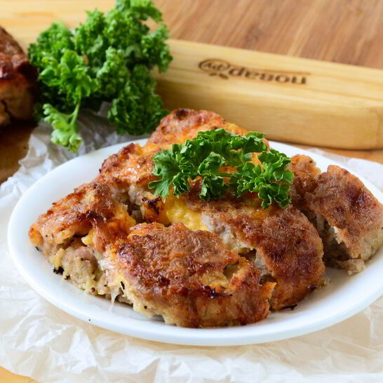 Рецепт сытных фрикаделинов с начинкой