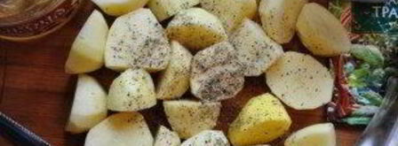 запеченный картофель с фрикадельками. Шаг 4