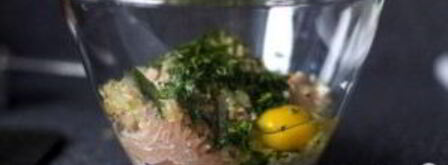 запеченные куриные фрикадельки. Шаг 3