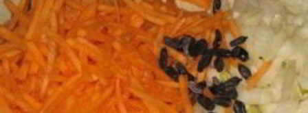 чечевица с рисом, грибами и морковью. Шаг 3