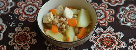 картофель с фасолью и куриной грудкой. Шаг 9