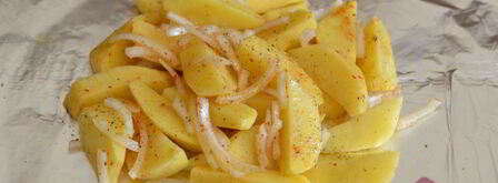 картофель в фольге. Шаг 5