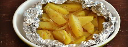 картофель в фольге. Шаг 7