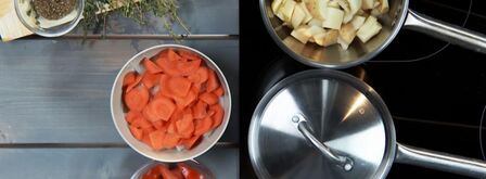 картофель в мясной подливе. Шаг 3