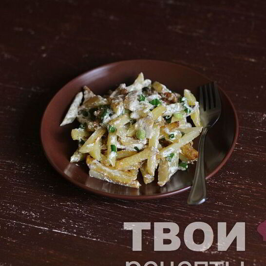 Рецепт картофеля в сметане