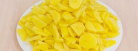 картофель, жаренный с грибами. Шаг 4